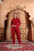 Women Traditional Lucknowi Chikankari Co-ord set, Ethnic Wear
