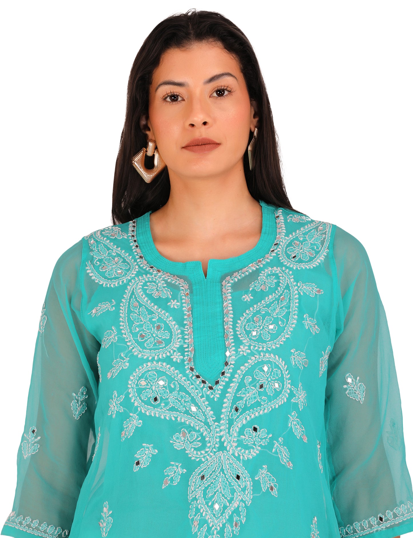 Women Top Sky Blue