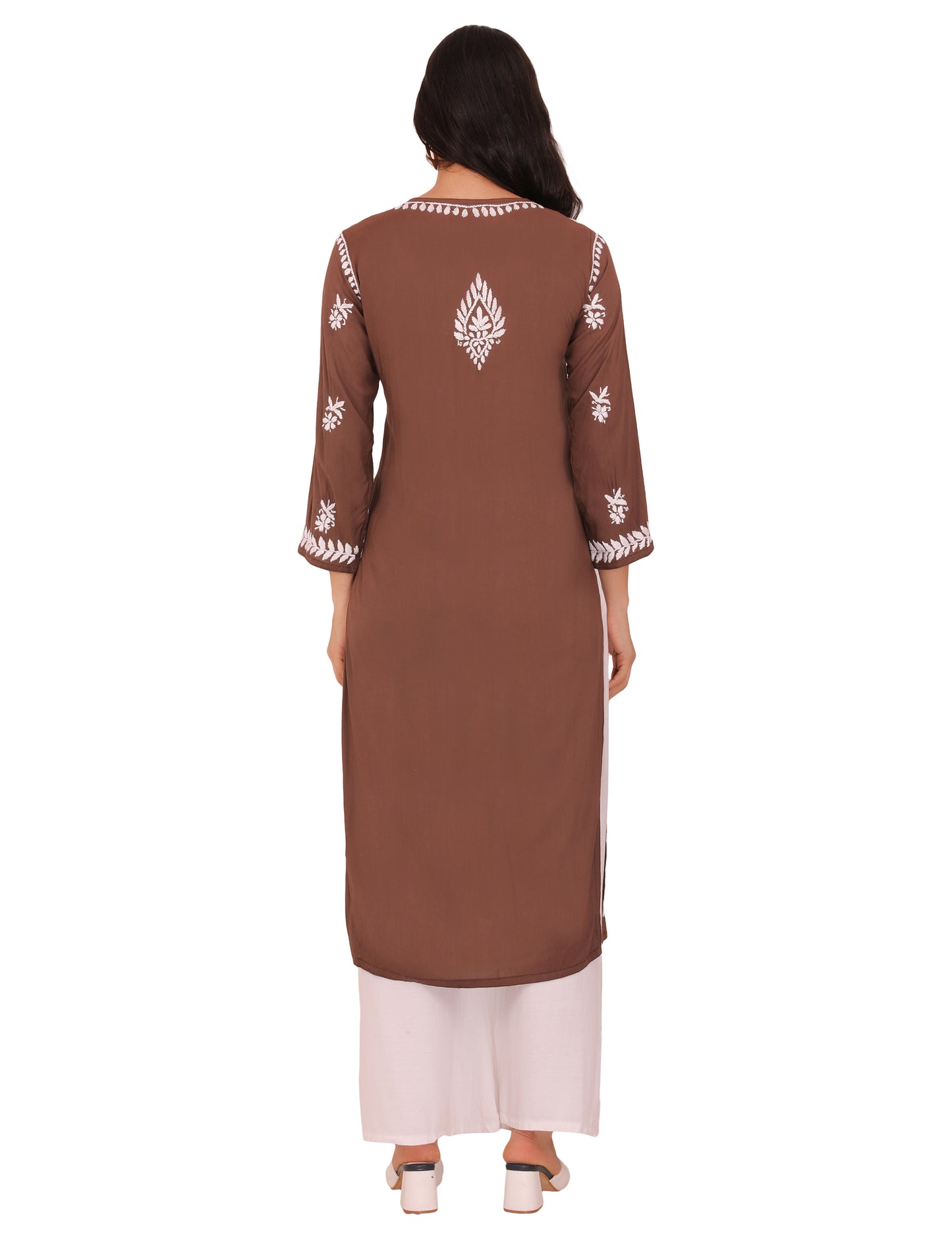 Women's Kurti Coffee (Chikankari)